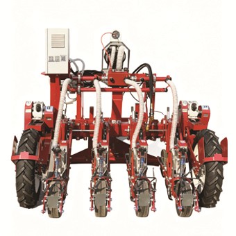 Semoir pneumatique à oignons à 4 rangées